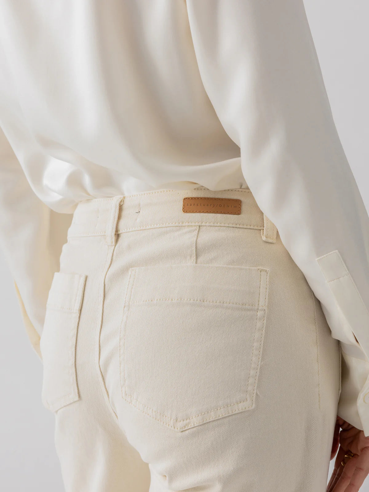 Marine Straight Leg Pants - French Vanilla
