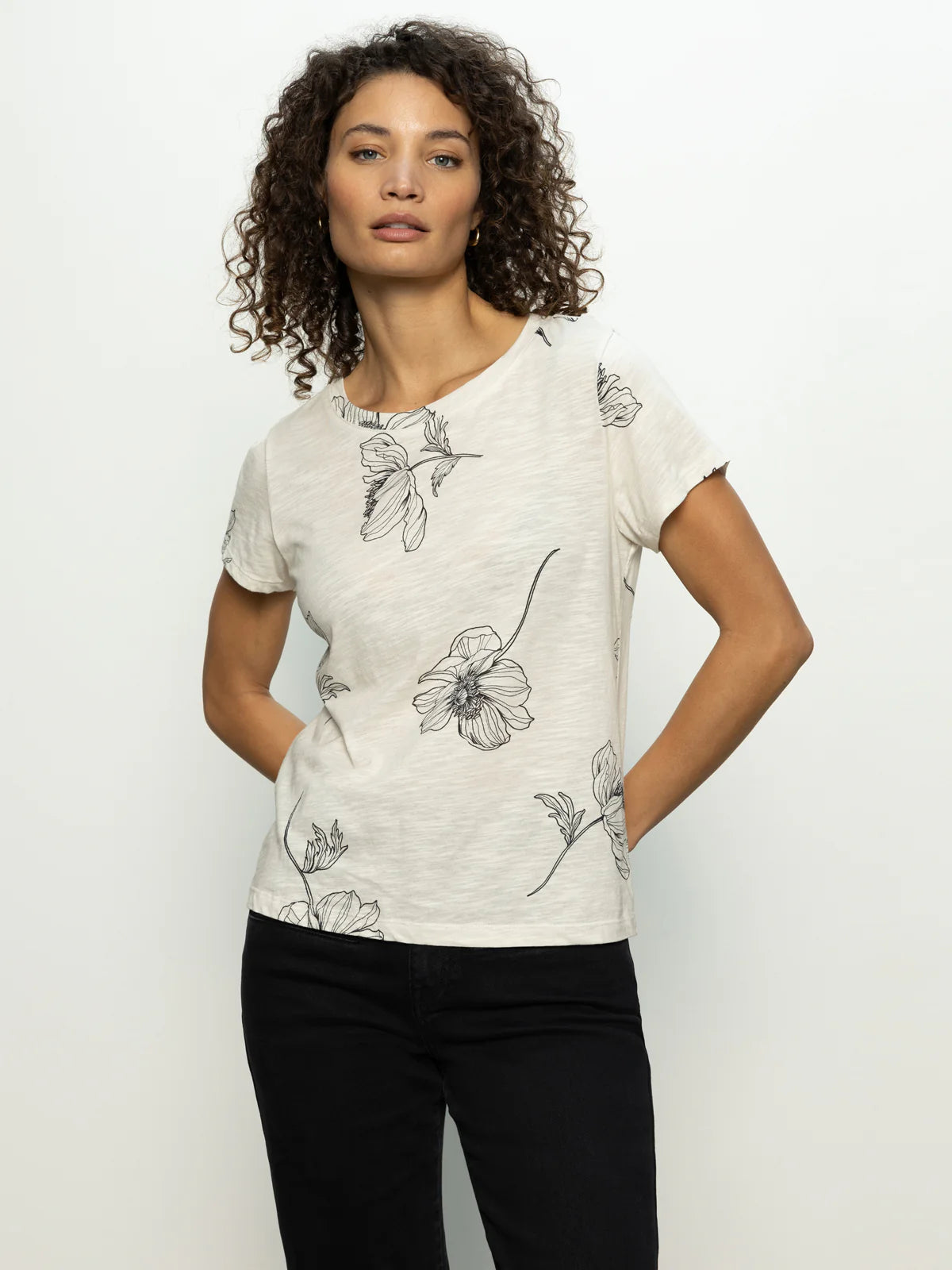 Perfect Tee - Sketched Botanical