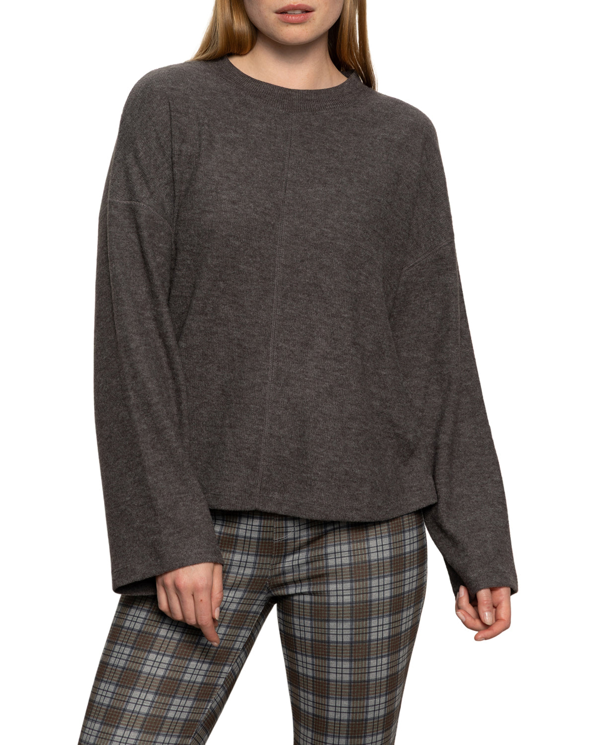 Into the Woods Cozy Top - Heather Ink