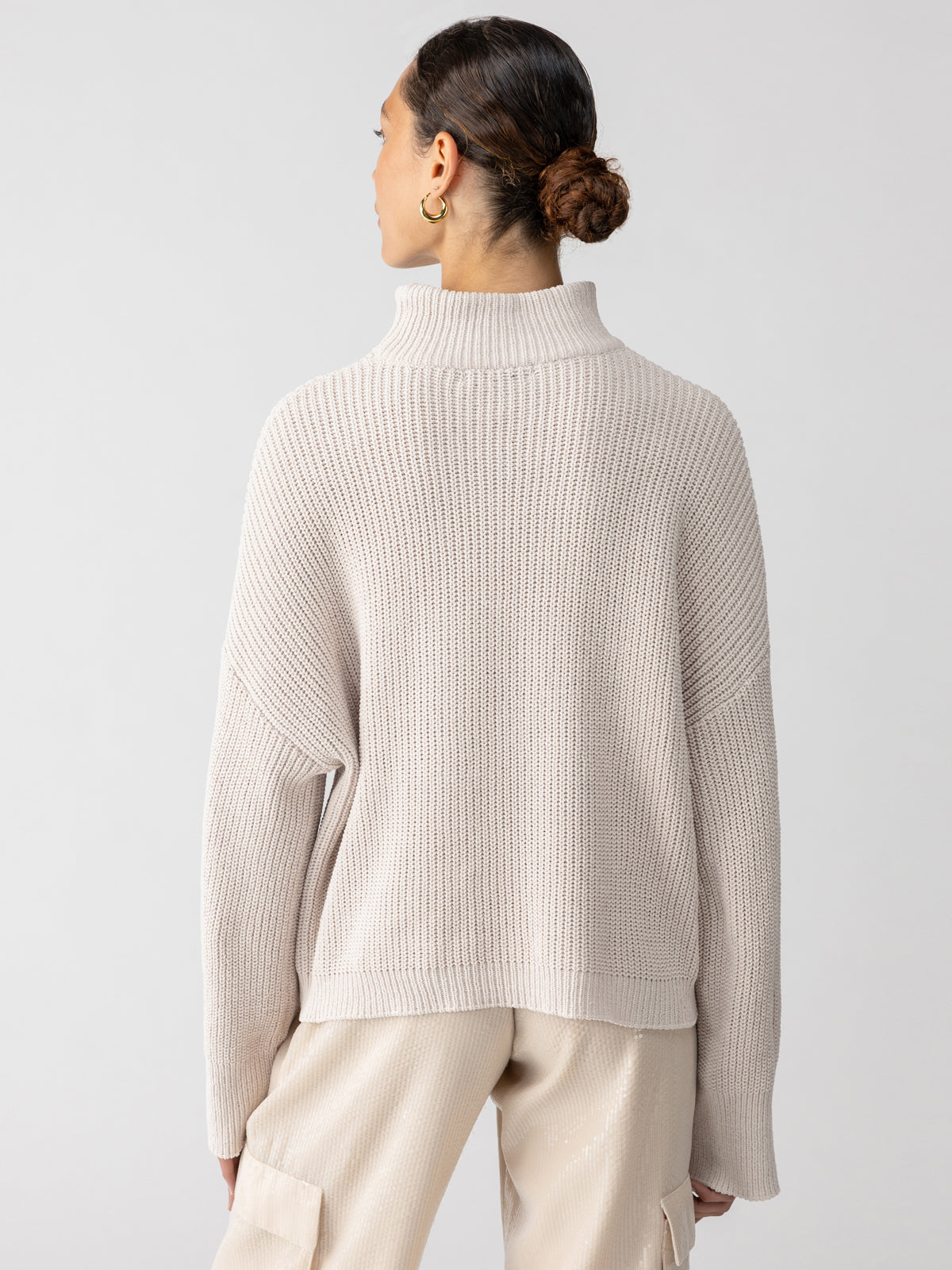 Stay Cozy Turtleneck Sweater - Toasted Almond