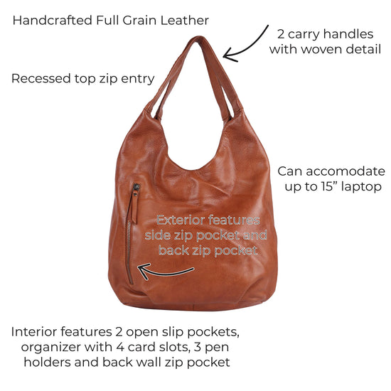 Camila Shoulderbag - Cognac