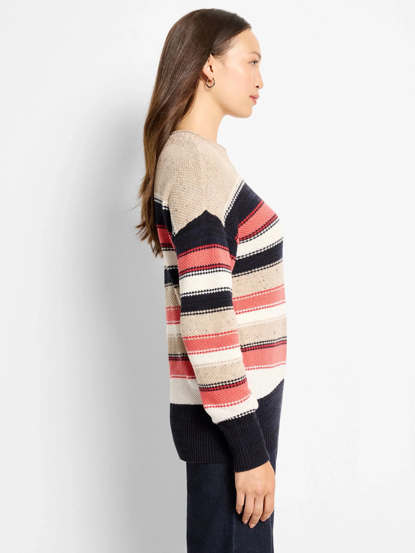 Mixed Stripe Sweater - Neutral Multi