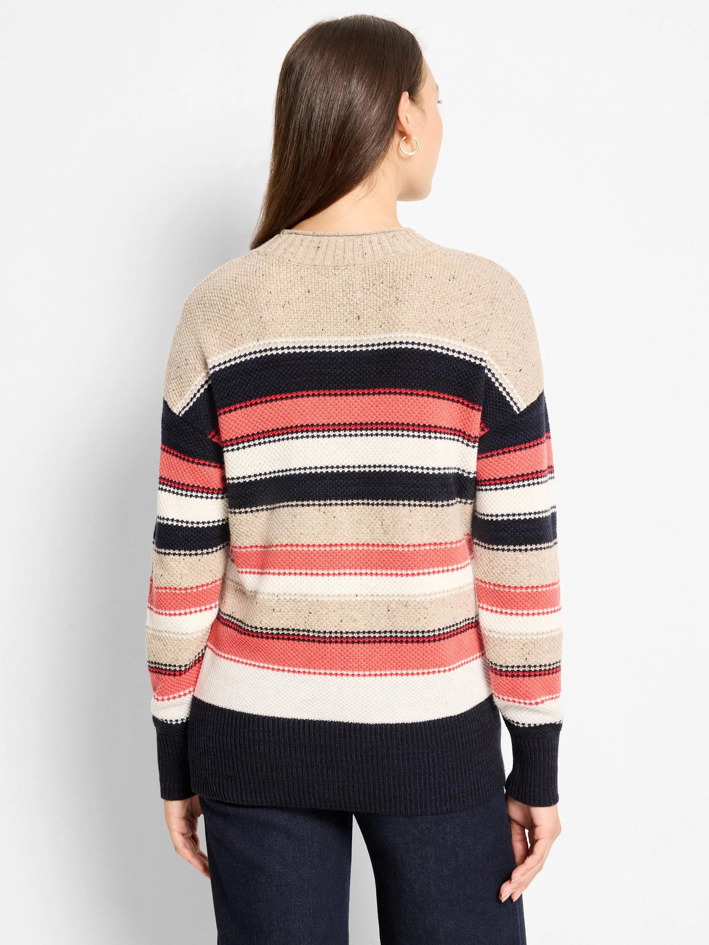 Mixed Stripe Sweater - Neutral Multi