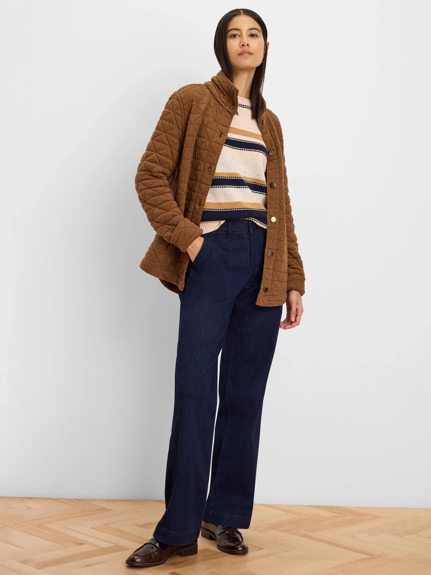 Mixed Stripe Sweater - Neutral Multi