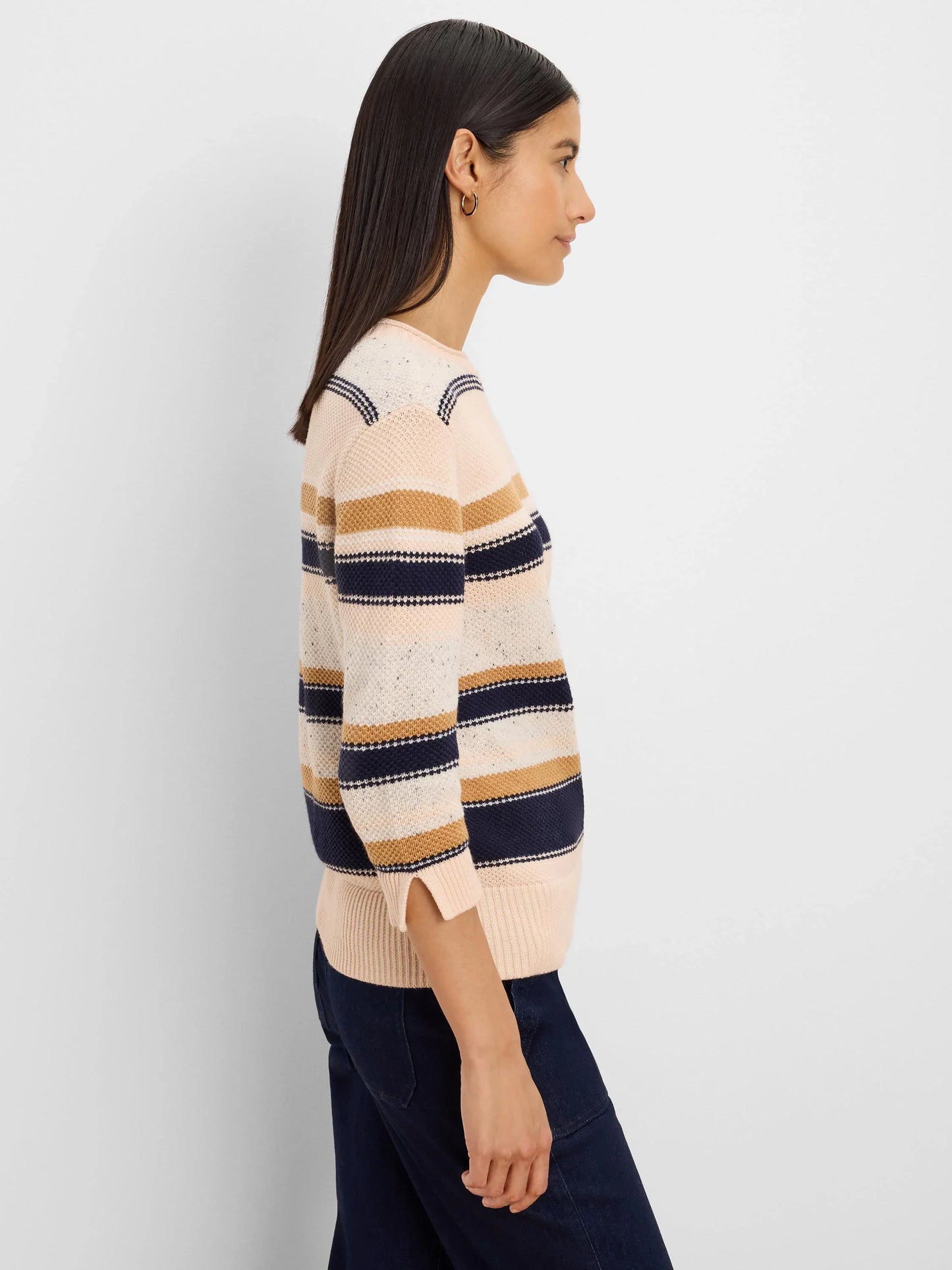 Mixed Stripe Sweater - Neutral Multi
