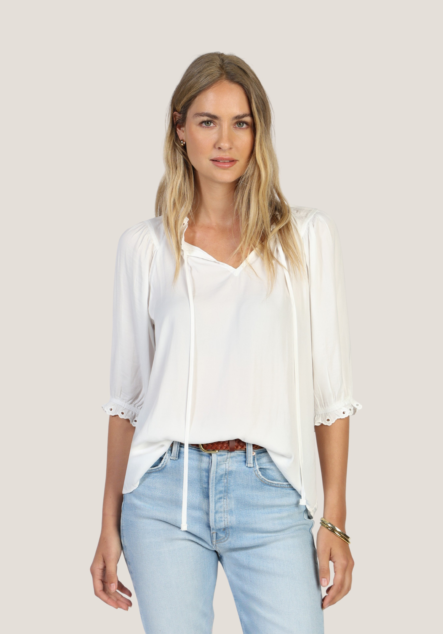 Finley Top - White