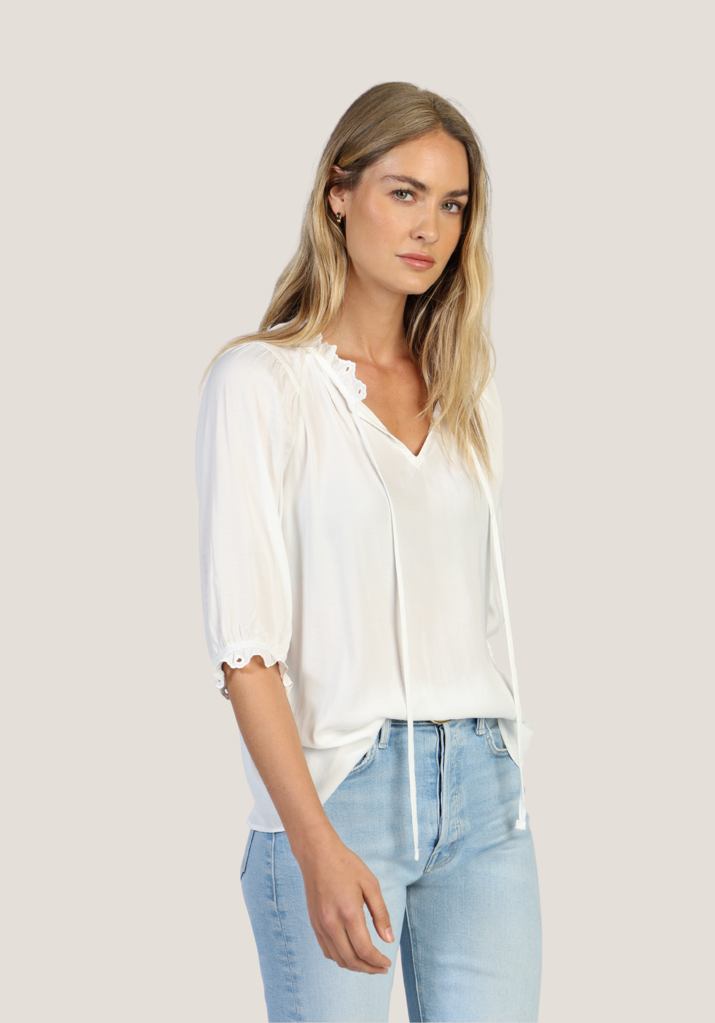 Finley Top - White
