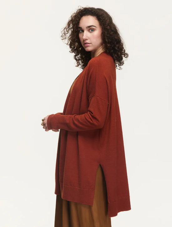 Wagner Duster Cardigan Sweater - Burnt Sienna