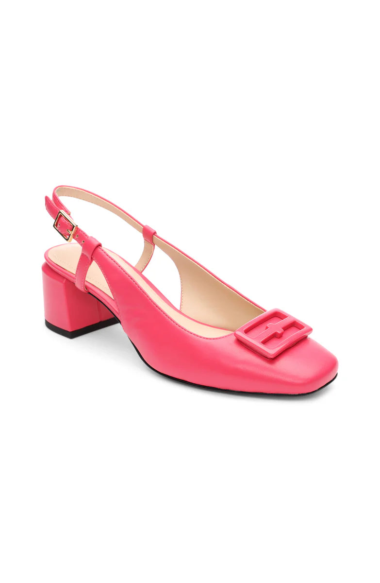 Getty Slingback Shoes - Pink Punch