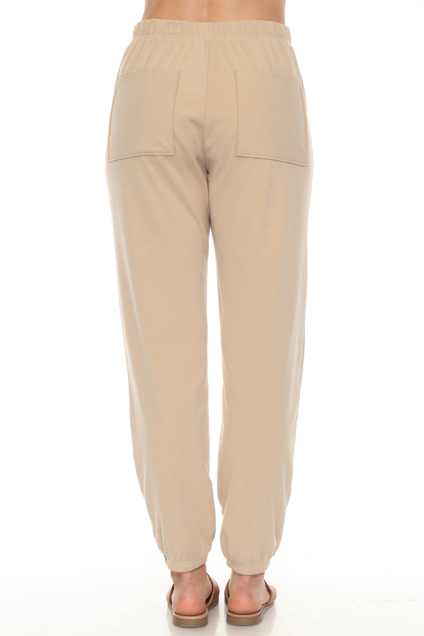 Double Faced Fleece Elsa Jogger Pants - Cashmere