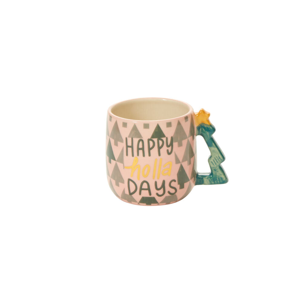 Kitschy Christmas Mug - Happy Holla Days