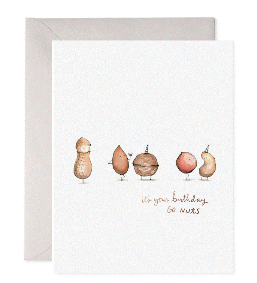 Go Nuts Birthday Card