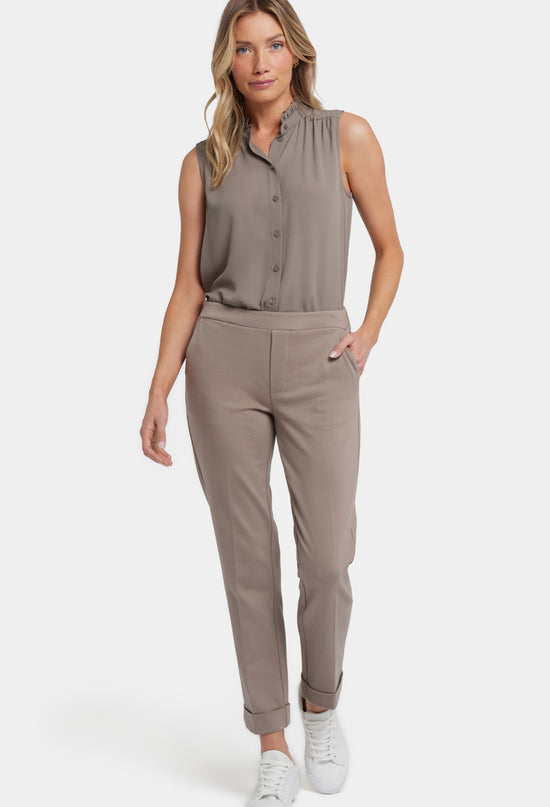 Cassidy Pull-On Pants with Cuffs - Saddlewood