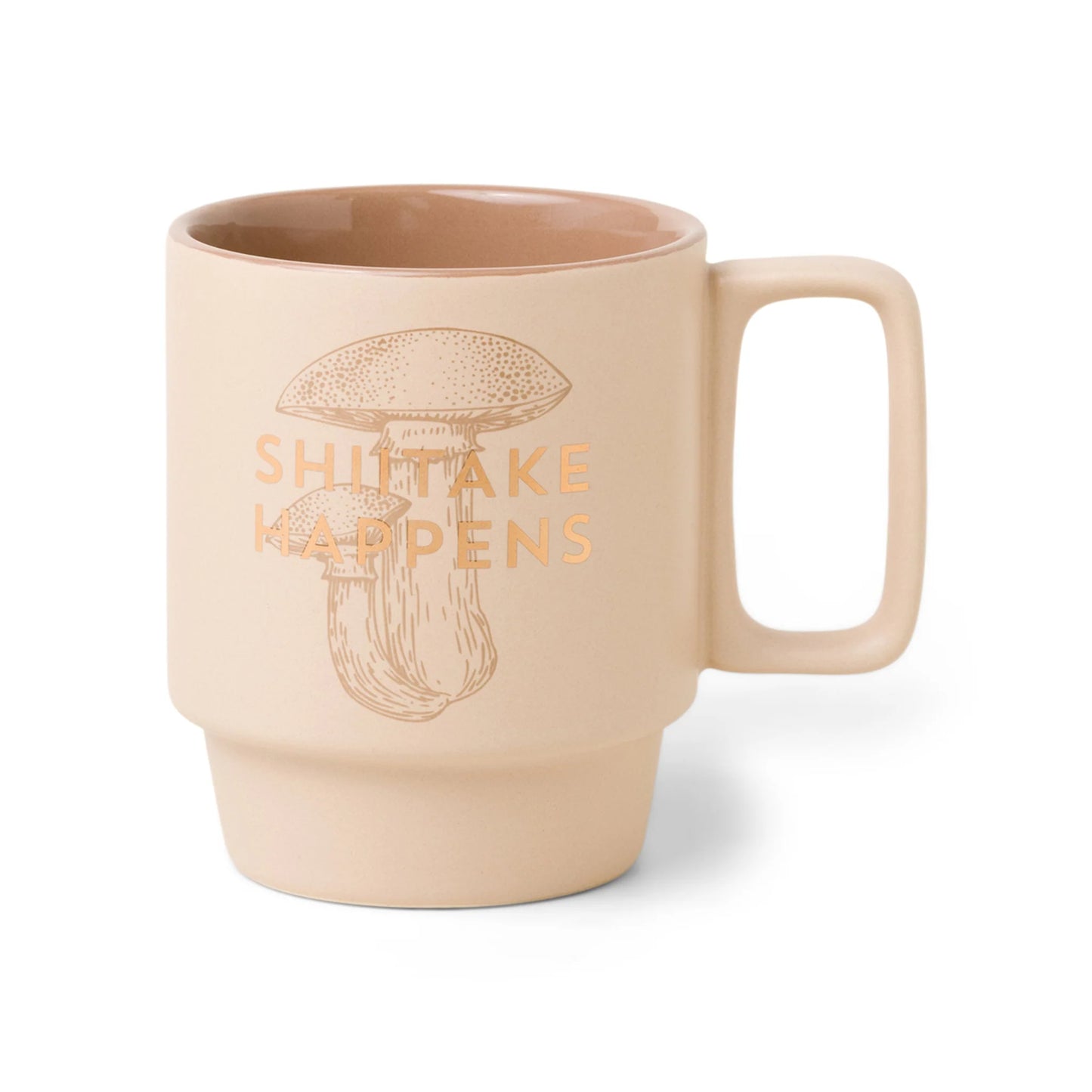 “Shiitake Happens” Vintage Sass Ceramic Mug