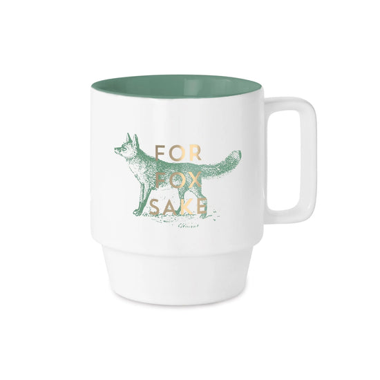 ”For Fox Sake” Vintage Sass Ceramic Mug