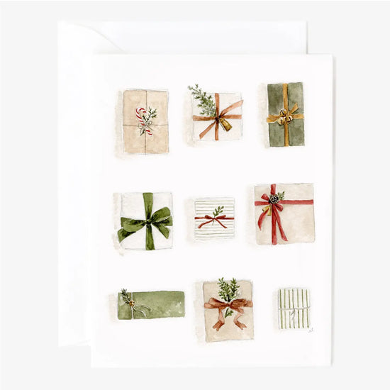 Christmas Gifts Notecards - Set of 8