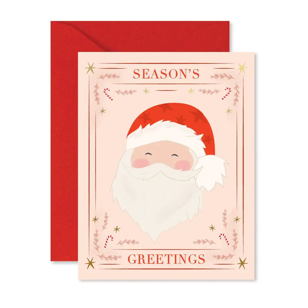 Santa Frame Holiday Greeting Card