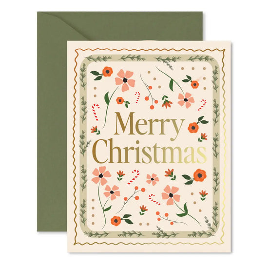 Christmas Mosaic Holiday Greeting Card