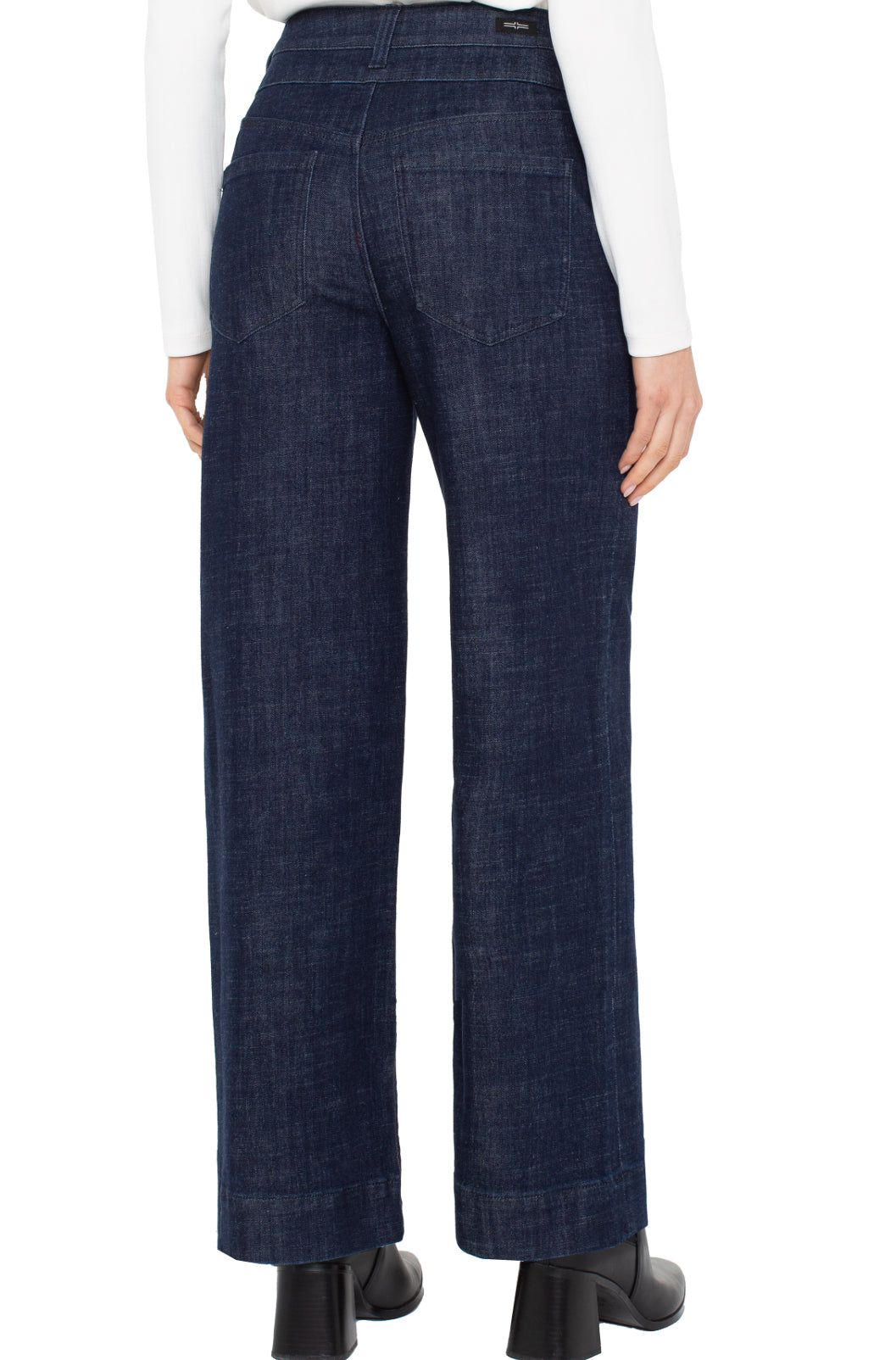 Stride High Rise Wide Leg Jeans - Indigo Rinse