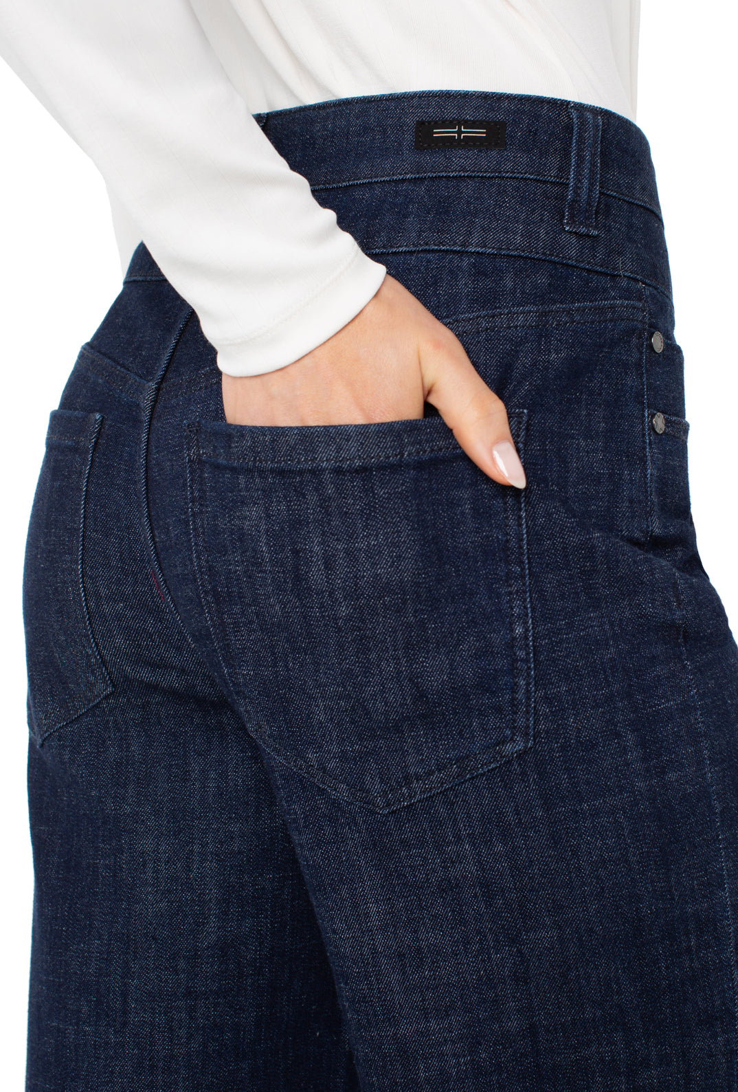 Stride High Rise Wide Leg Jeans - Indigo Rinse