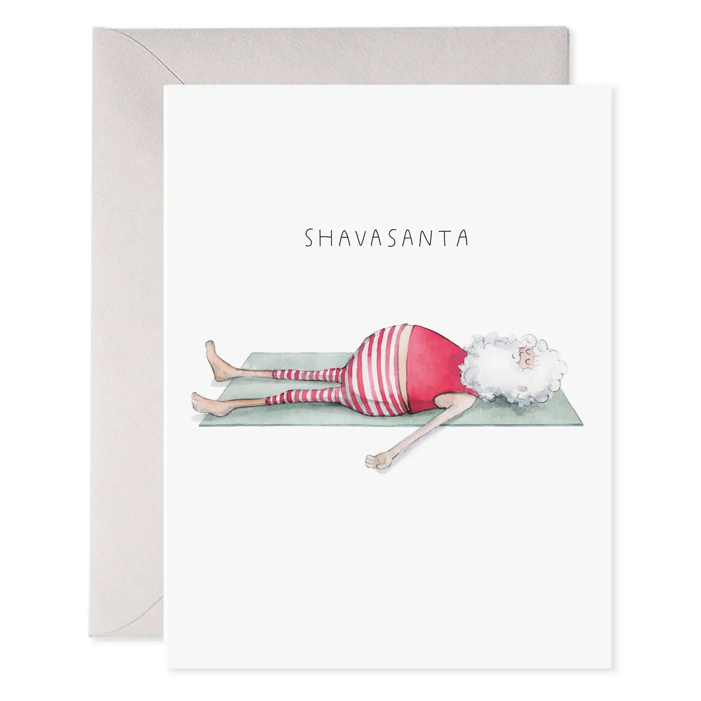 Shavasanta Yoga Holiday Greeting Card