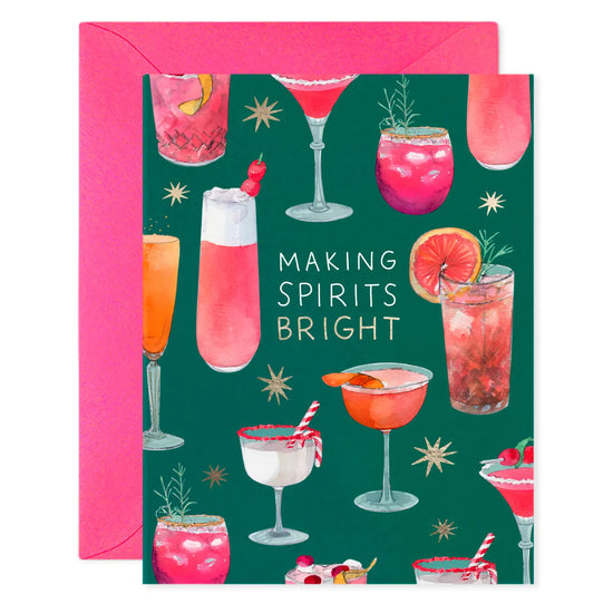 Making Spirits Bright Holiday Greeting Card