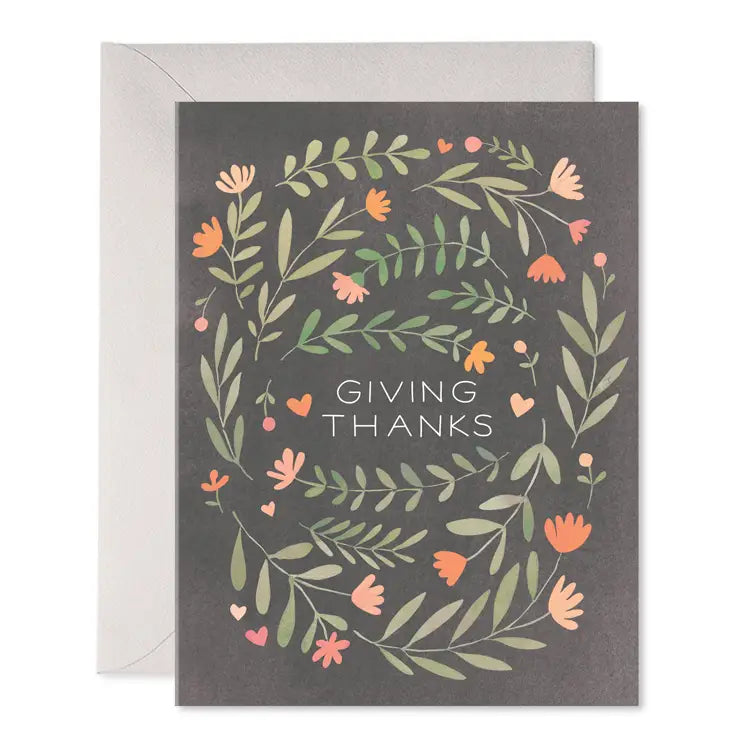 Giving Thanks Thanksgiving Greeting Card