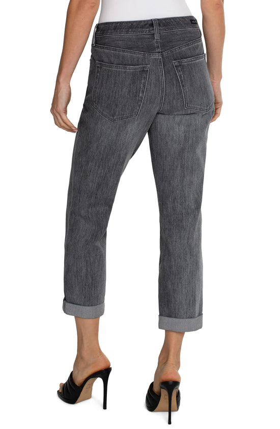 The Keeper Boyfriend Pants with Rolled Cuff - Park Drive