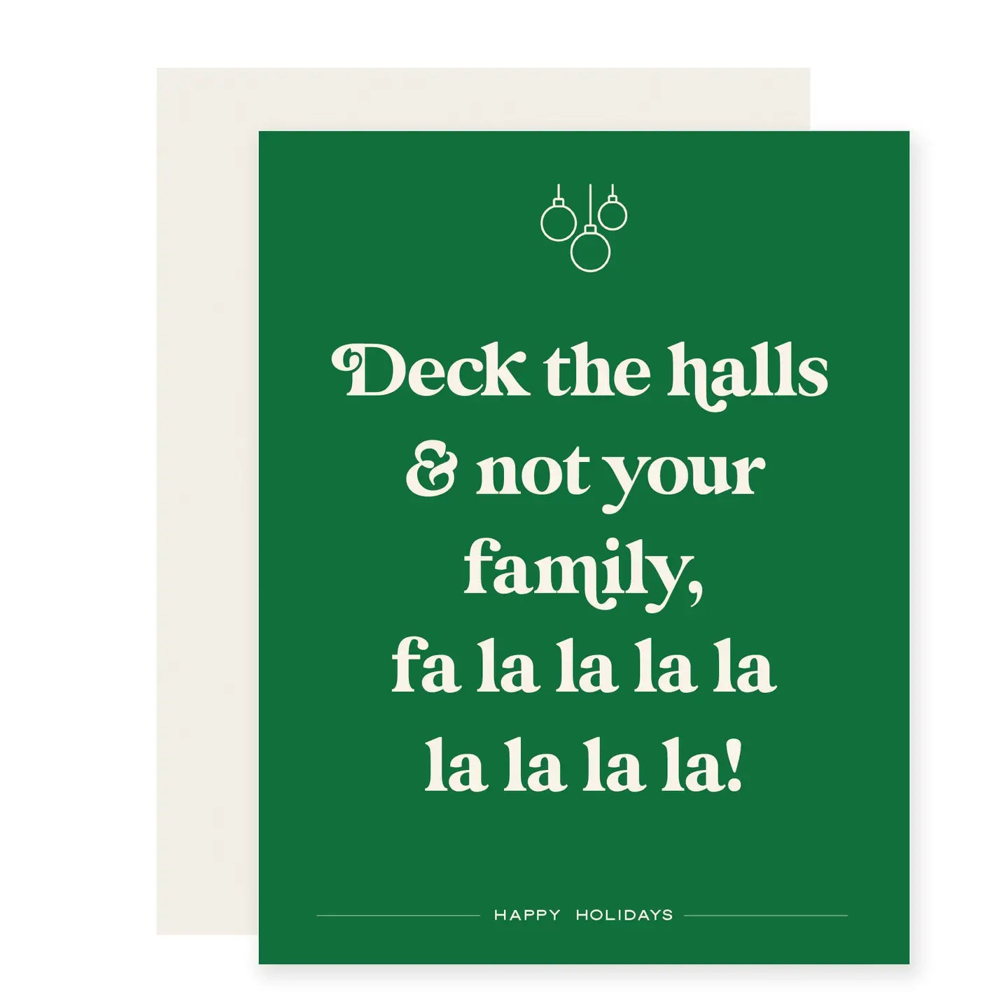 Deck the Halls Holiday Greeting Card
