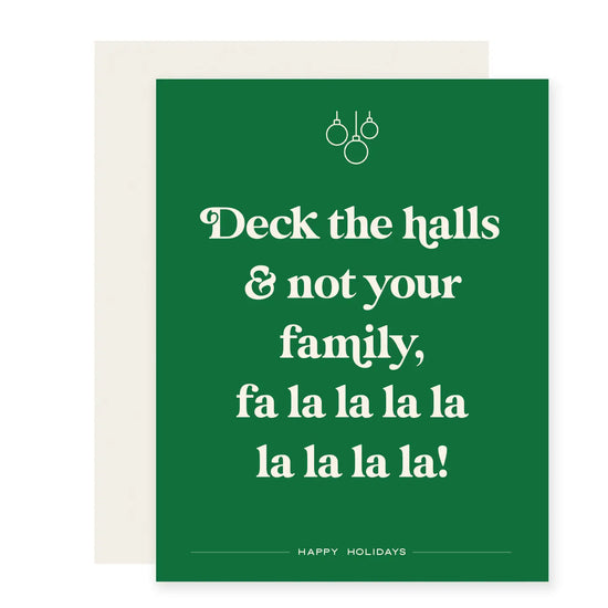 Deck the Halls Holiday Greeting Card