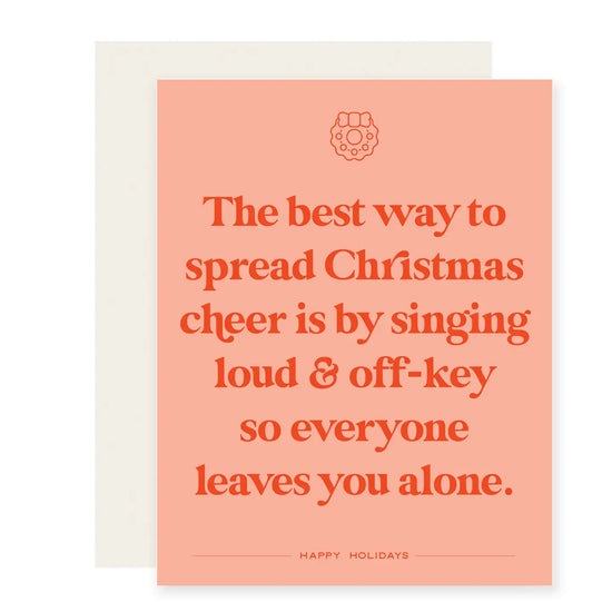 Loud & Off Key Holiday Greeting Card