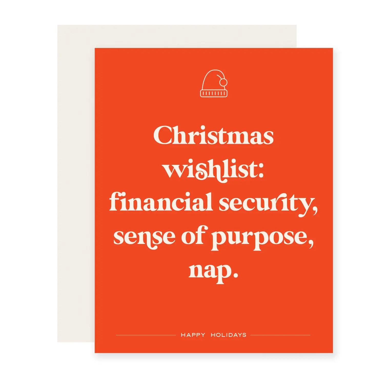 Christmas Wishlist Holiday Greeting Card