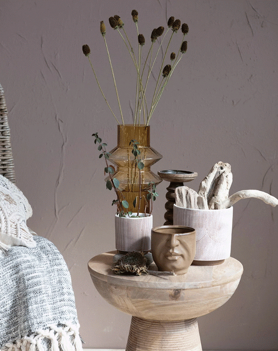 Textured Stoneware Planter