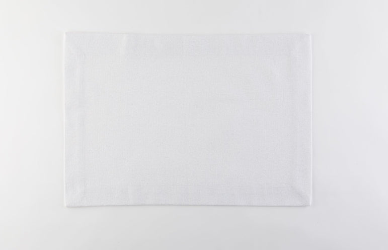 Silver Glitter Rectangular Placemat