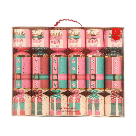 Candyland Nutcracker Party Crackers - Set of 6