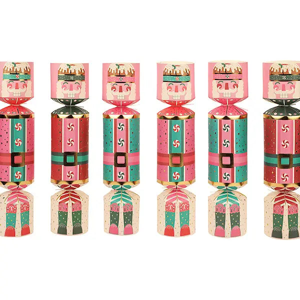 Candyland Nutcracker Party Crackers - Set of 6