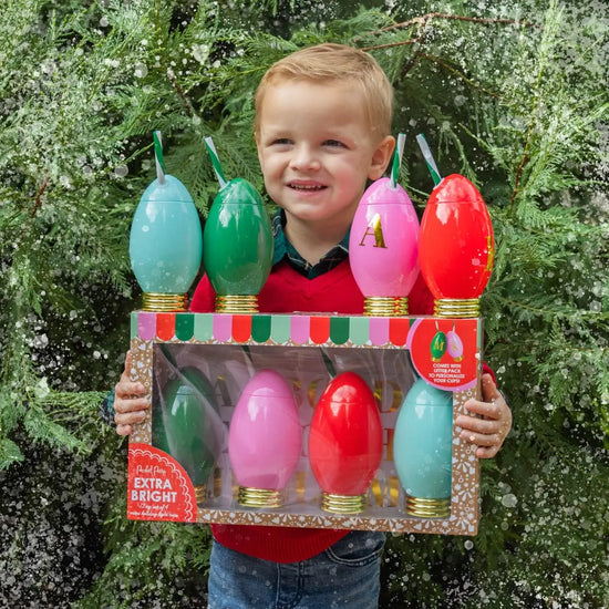 Extra Bright Mini Light Sipper Cups - Set of 4