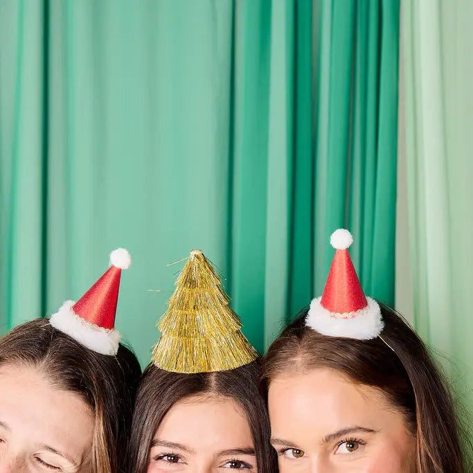 Mini Santa Party Hats - Set of 6
