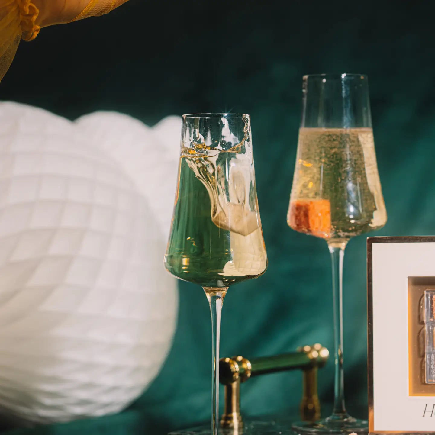 Holiday Champagne Mimosa Mixer Cubes - Cranberry & Spice