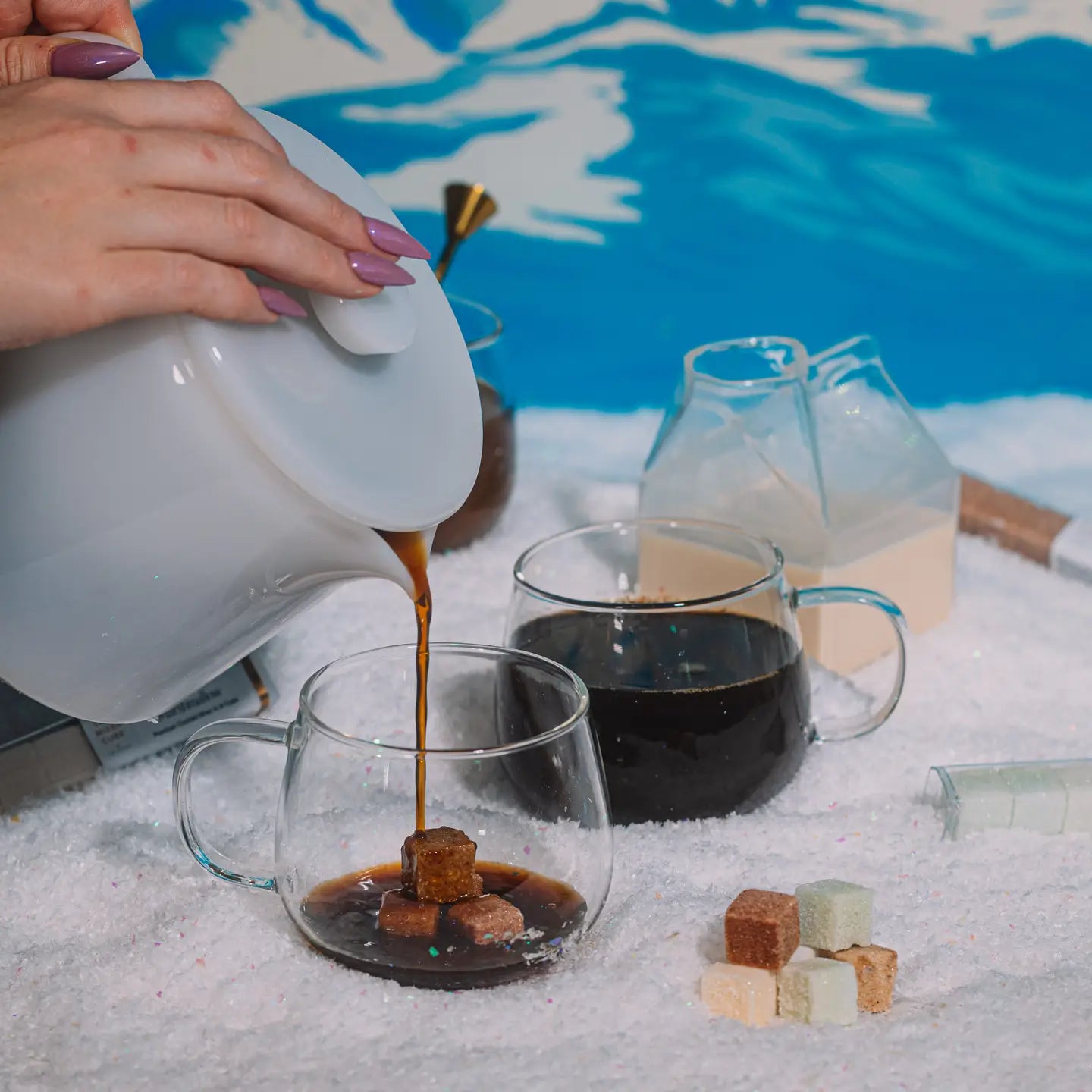 Cozy Cabin Winter Coffee Cubes