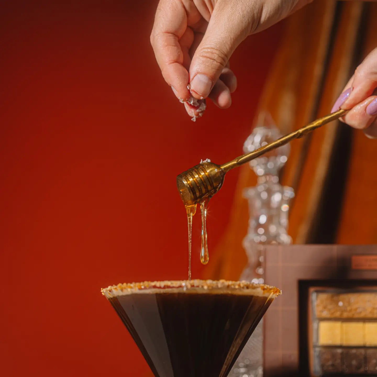 Salted Honey Espresso Martini Mixer Cubes