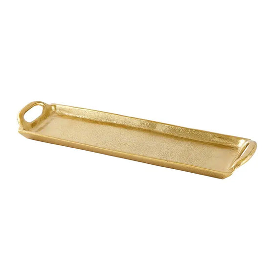 Gold-Colored Aluminum Tray