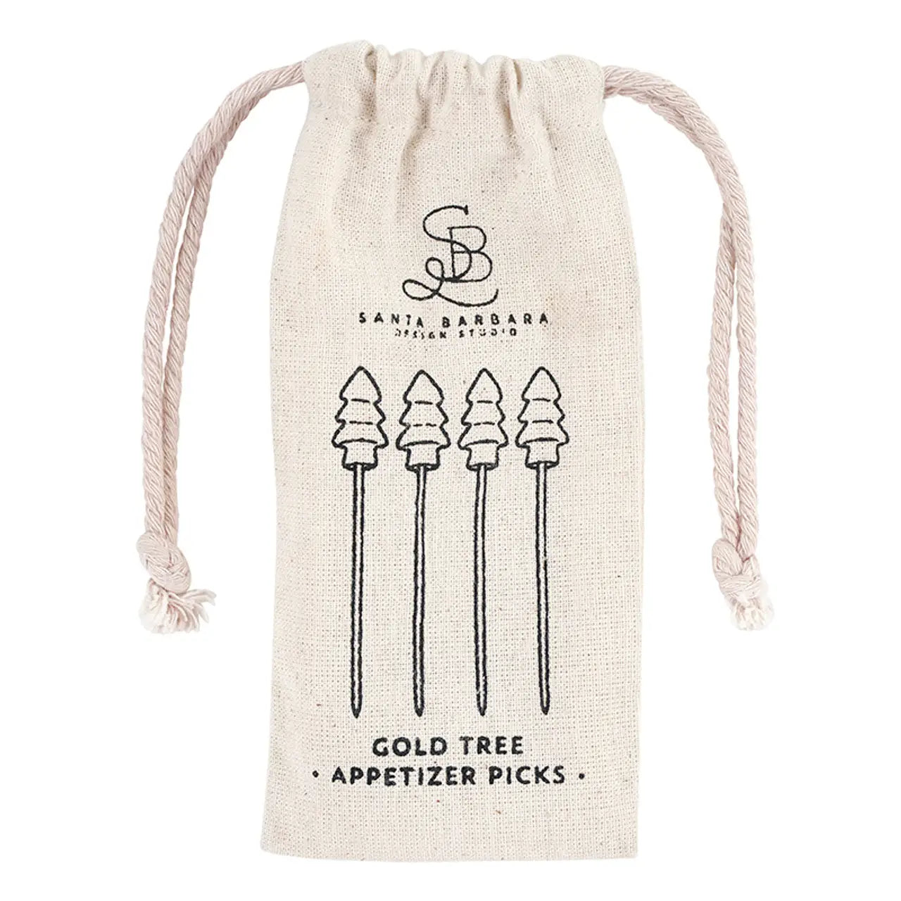 Holiday Tree Cocktail Picks - Set of 4