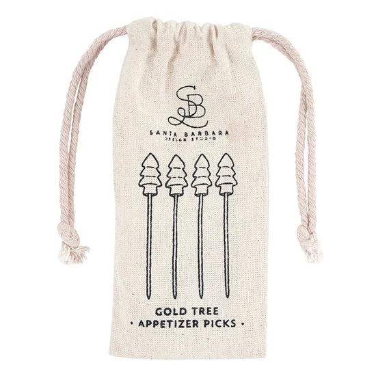 Holiday Tree Cocktail Picks - Set of 4