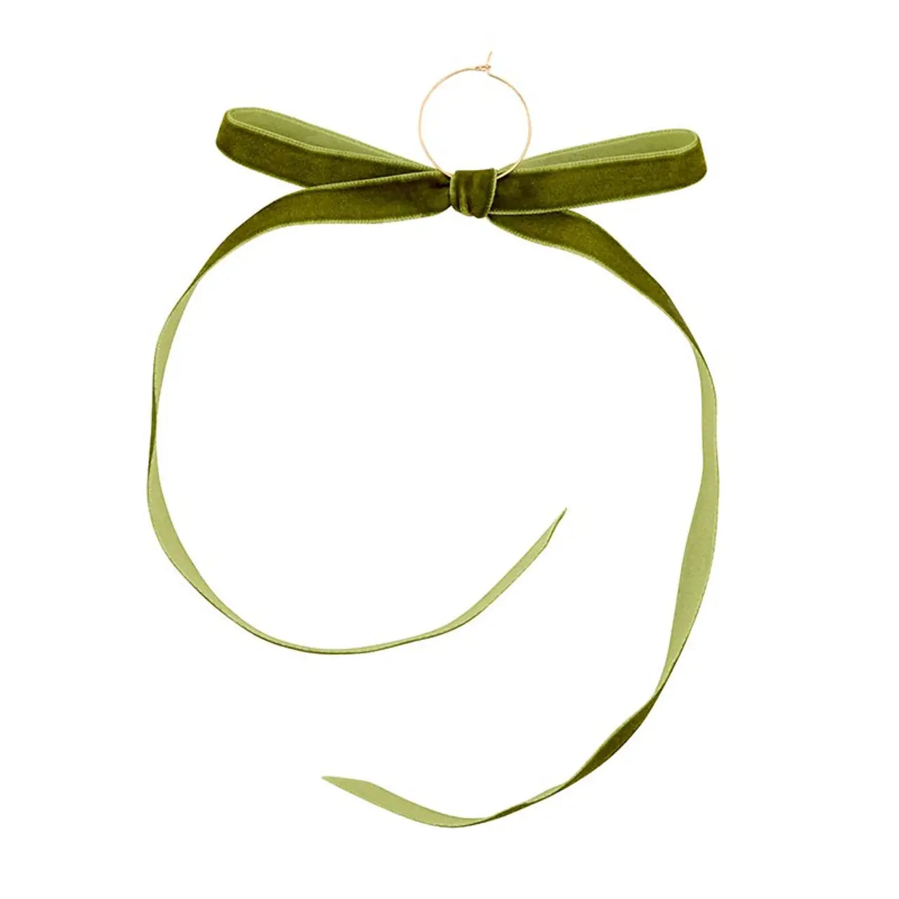 Velvet Bow Wine Charms - Set of 6