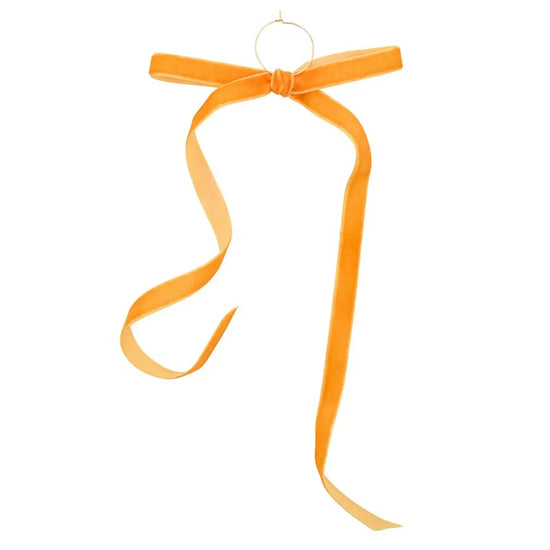 Velvet Bow Wine Charms - Set of 6