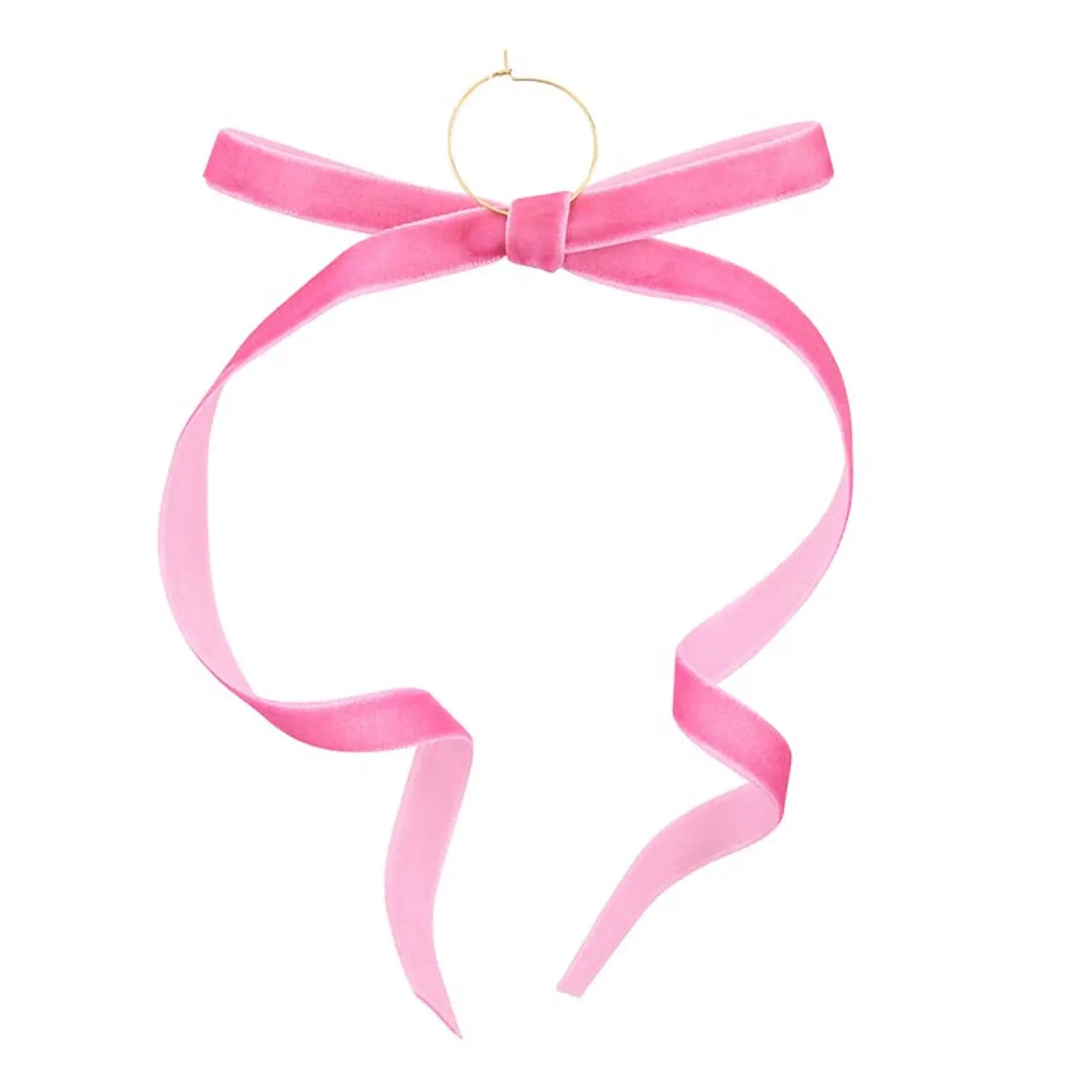 Velvet Bow Wine Charms - Set of 6