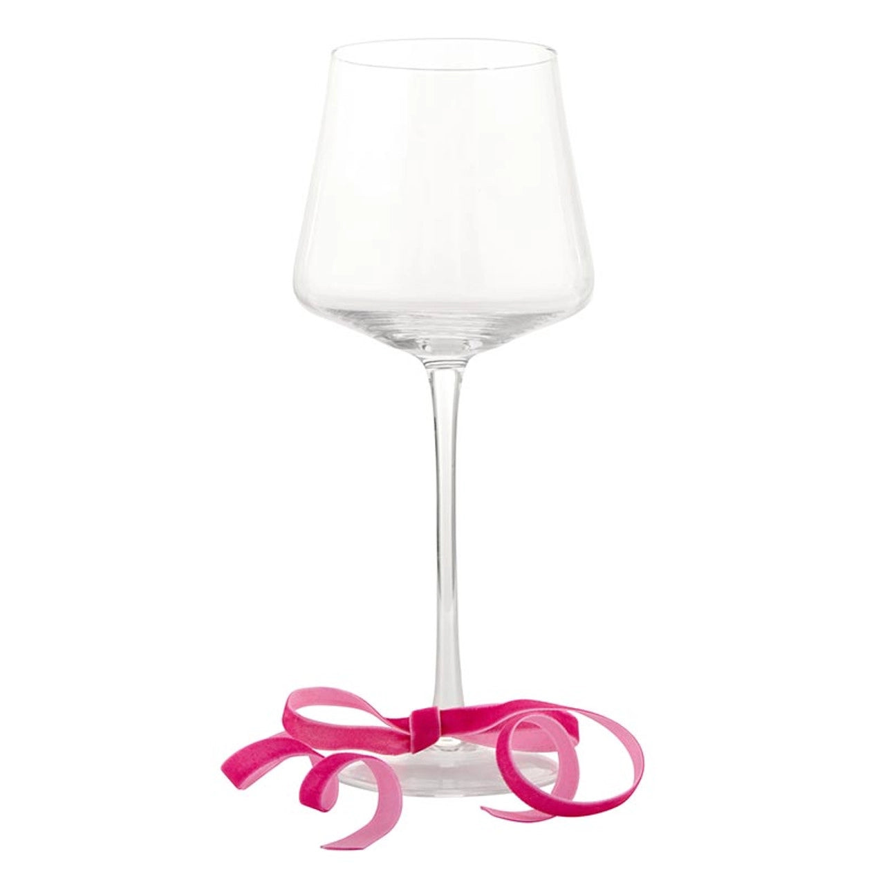 Velvet Bow Wine Charms - Set of 6