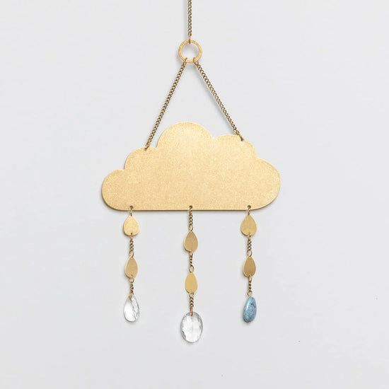 Cloud/Blue Howlite Suncatcher