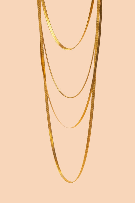 Louise 4-Layer Snake Chain Necklace